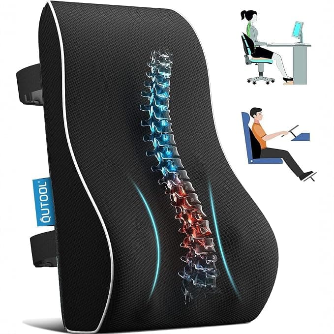 Ergonomic Lumbar Support Pillow for Office & Car